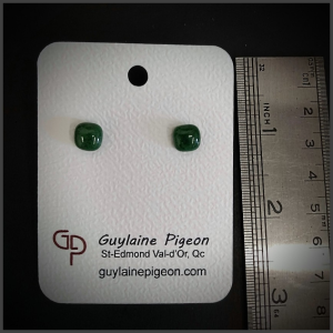 Boucles d'oreilles en verre No 57