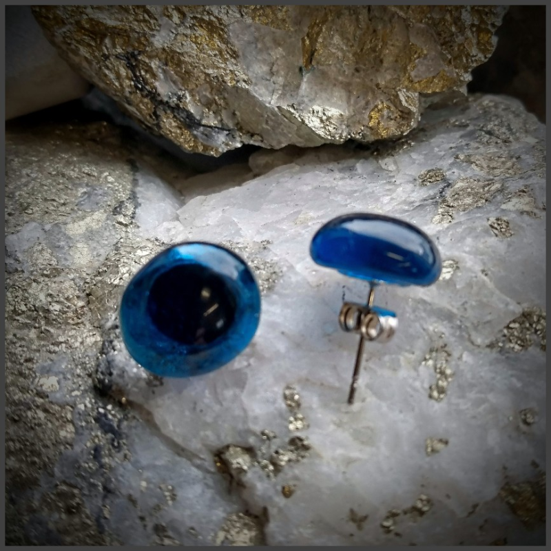 Boucles d'oreilles en verre No 54