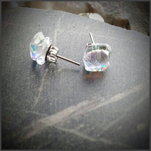 Glass earrings No 65