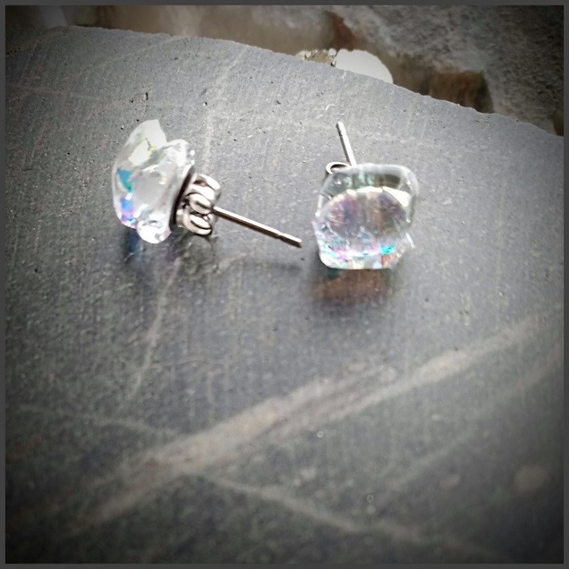 Boucles d'oreilles en verre No 65