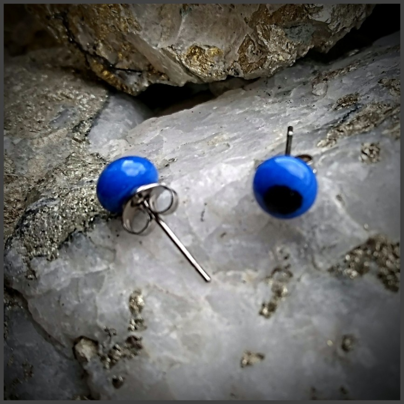 Boucles d'oreilles en verre No 70