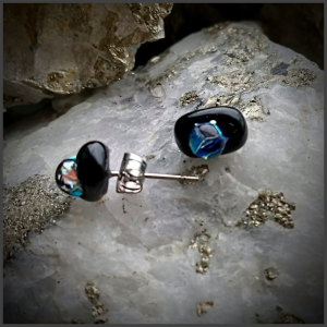 Boucles d'oreilles en verre No 92