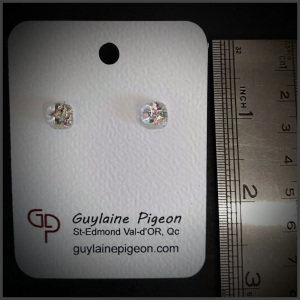 Boucles d'oreilles en verre No 90