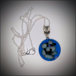 Pendentif verre fusion No 60