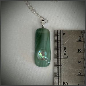 Fused glass pendant No 137