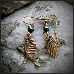 Bronze earrings No 1