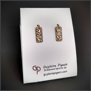 Boucles d'oreilles en bronze No 5