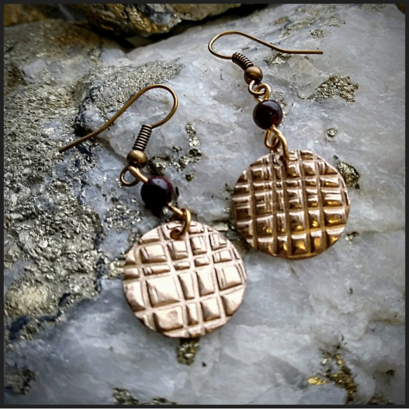 Boucles d'oreilles en bronze No 7