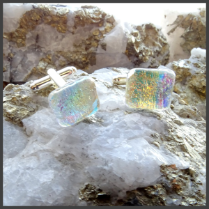 Glass cufflinks No 2