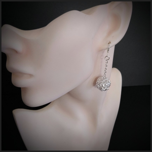 Boucles d'oreilles en argent No 5