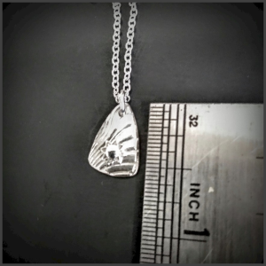 Mini silver pendant No 3