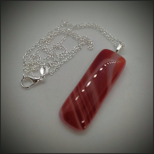 Fused glass pendant No 107