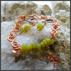 Bracelet éternité avec boucles d'oreilles