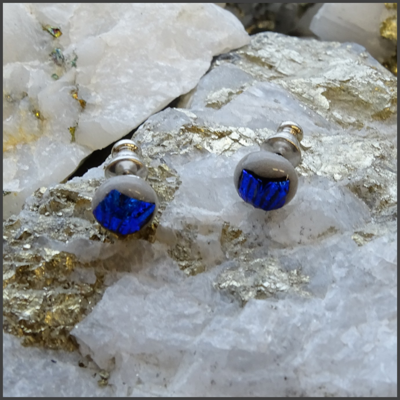 Boucles d'oreilles en verre No48