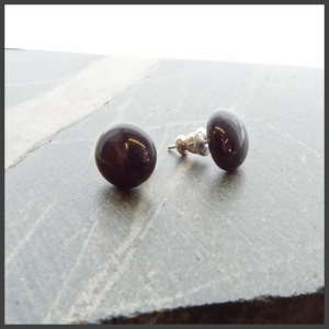 Boucles d'oreilles en verre No 25