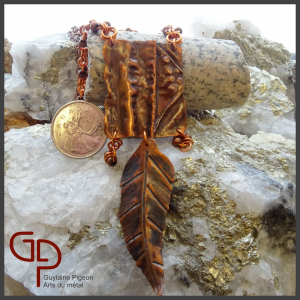 Feather necklace