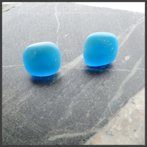 Boucles d'oreilles en verre No 8