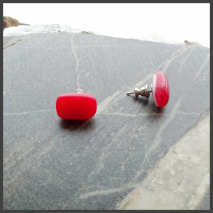 Boucles d'oreilles verre No 10