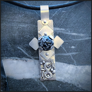 Pendentif croix en argent sterling