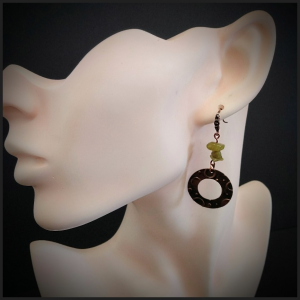 Copper earrings No 8