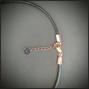 Copper snake pendant