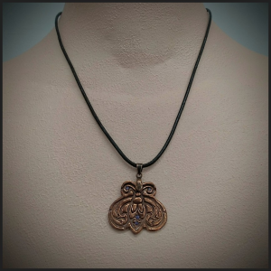 Bee shaped copper necklace