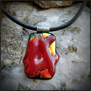 Glass necklace No 38A