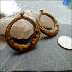 Boucles d'oreilles en verre No 50