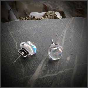 Boucles d'oreilles en verre No 56